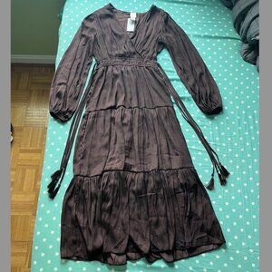 joie Brown Satin Dress